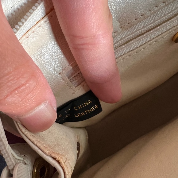 Anne Klein For Calderon Vintage Leather Shoulder Bag - Picture 10 of 13